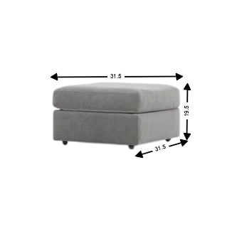 Modular One Bumper Ottoman
