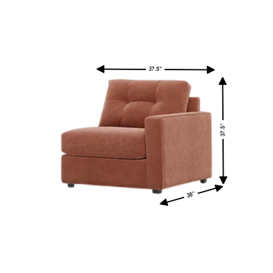 Modular One Right Arm Facing Chair