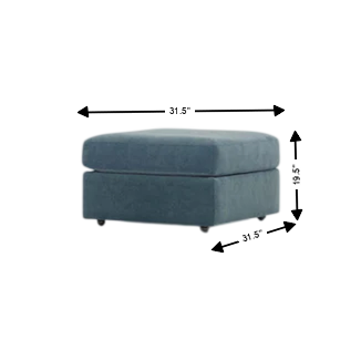 Modular One Bumper Ottoman