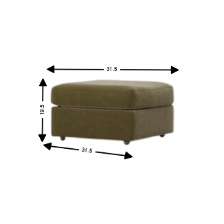 Modular One Bumper Ottoman