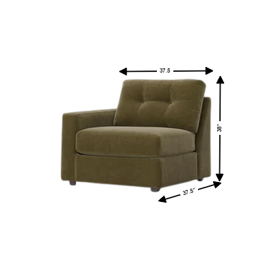 Modular One Left Arm Facing Chair