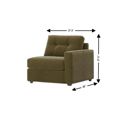 Modular One Right Arm Facing Chair