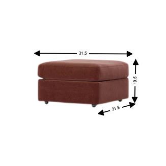Modular One Bumper Ottoman