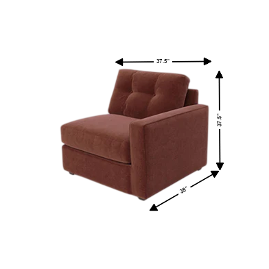 Modular One Right Arm Facing Chair