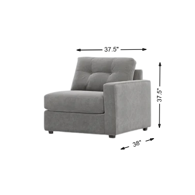 Modular One Right Arm Facing Chair