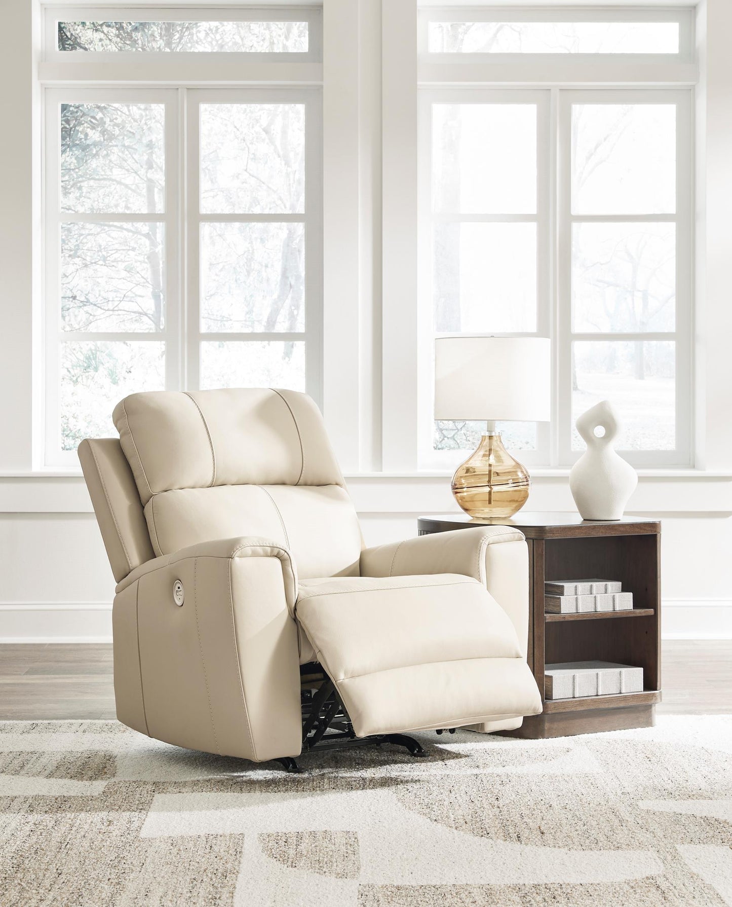 Dahlmoore Leather Power Rocker Recliner