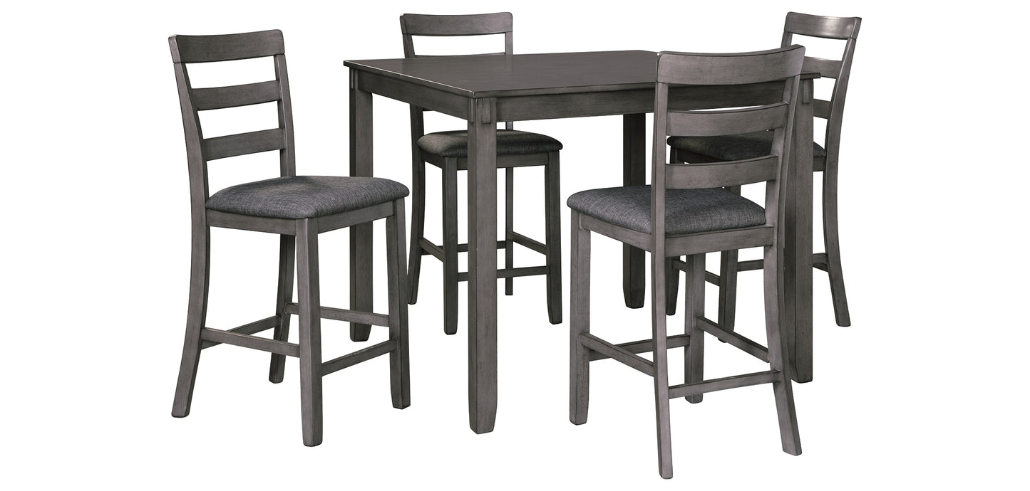 Bridson 5 Piece Counter Dining - Gray