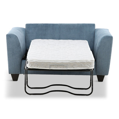 Breton Twin Sleeper Chair Blue