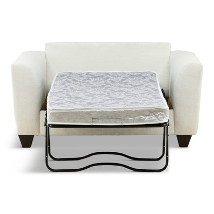 Breton Twin Sleeper Chair Cream