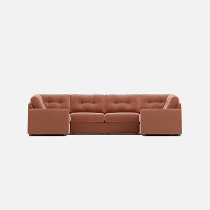 Modular One 6-Piece Sectional Cantaloupe
