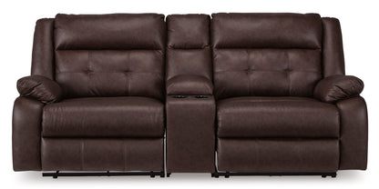 Punch Up 3-Piece Power Reclining Sectional Loveseat with Console