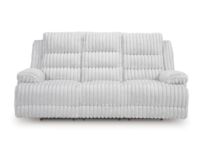 Technique Reclining Power Sofa with Drop Down Table