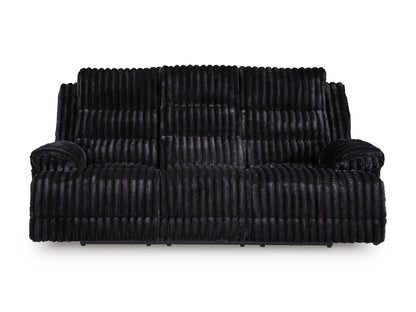 Technique Reclining Power Sofa with Drop Down Table