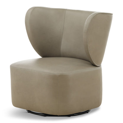 Cornelia Leather Swivel Chair