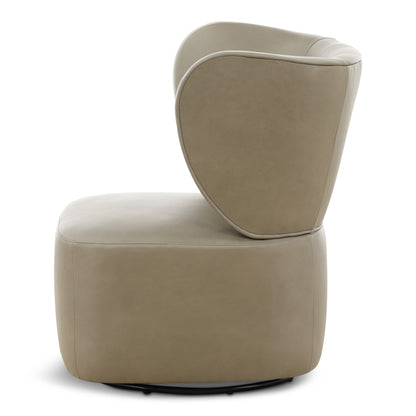 Cornelia Leather Swivel Chair