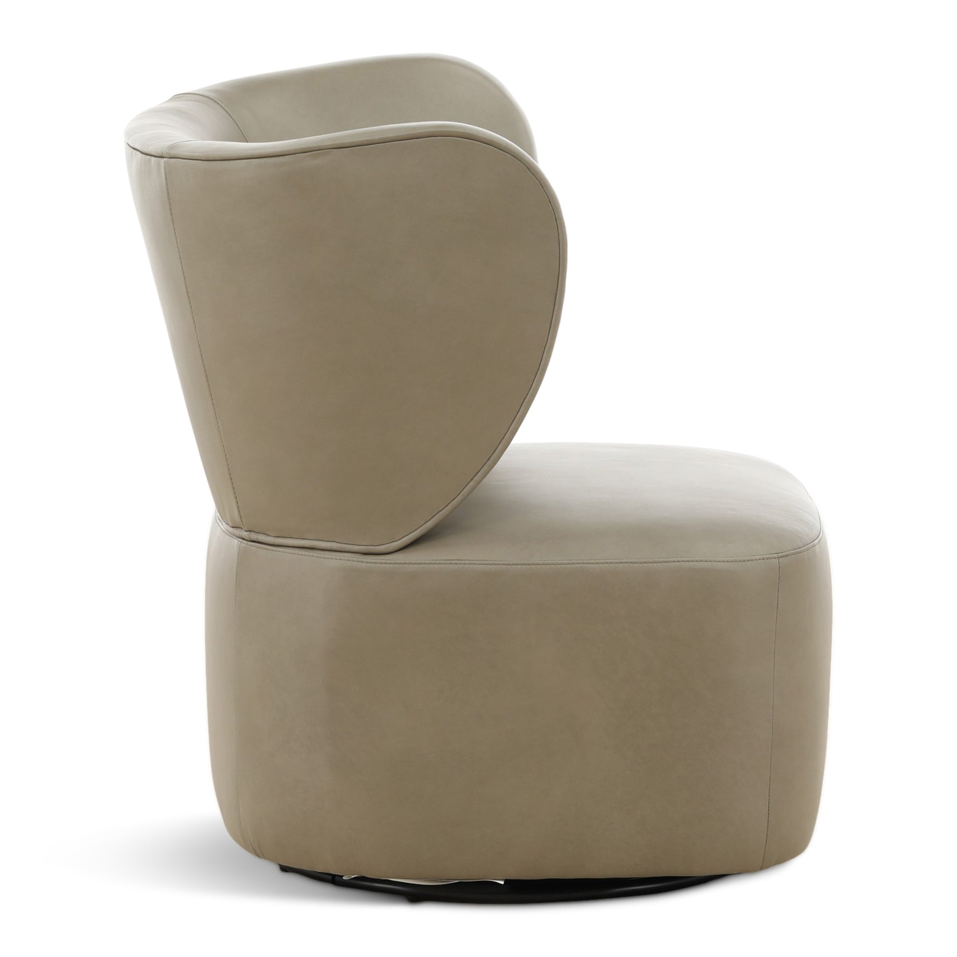 Cornelia Leather Swivel Chair