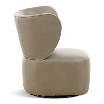 Cornelia Leather Swivel Chair