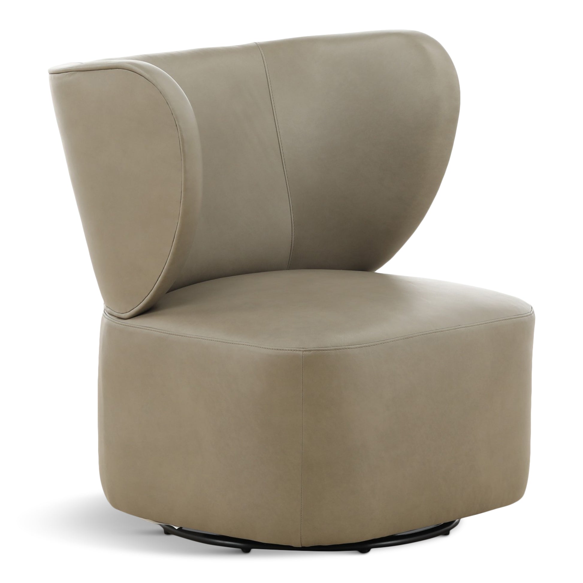 Cornelia Leather Swivel Chair
