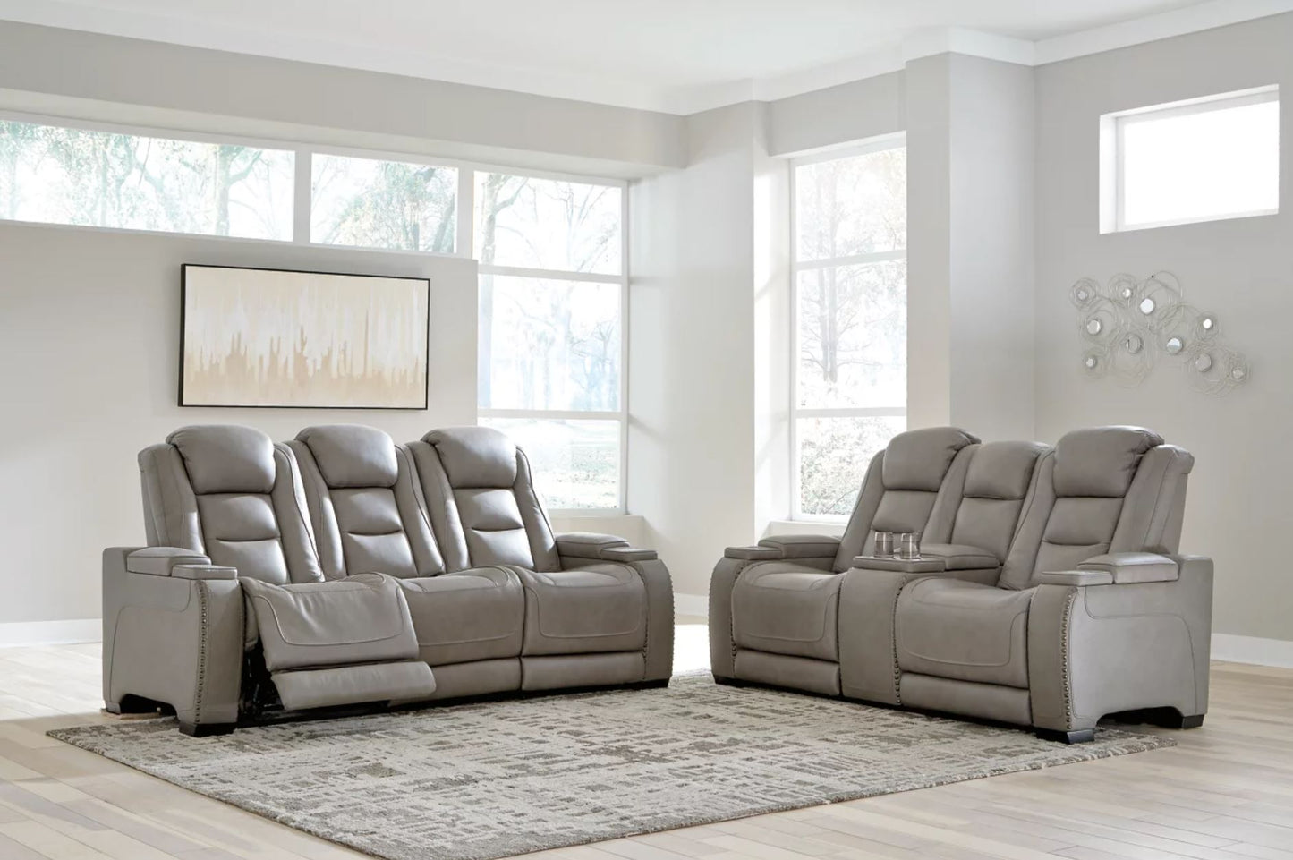 Man-Den Triple Power Reclining Sofa