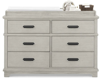 Asher 6 Drawer Dresser with Changing Top