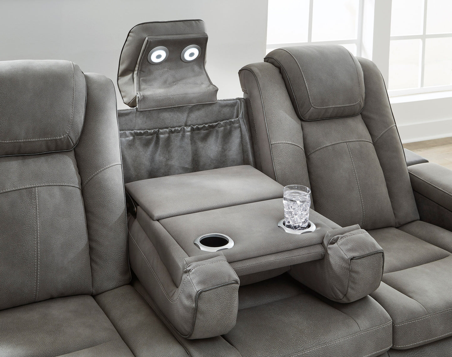 Ashley Next-Gen DuraPella Performance Fabric Dual Power Reclining Sofa