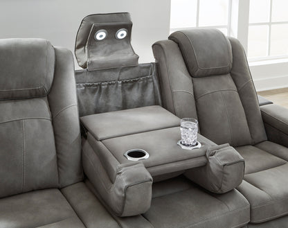Ashley Next-Gen DuraPella Performance Fabric Dual Power Reclining Sofa