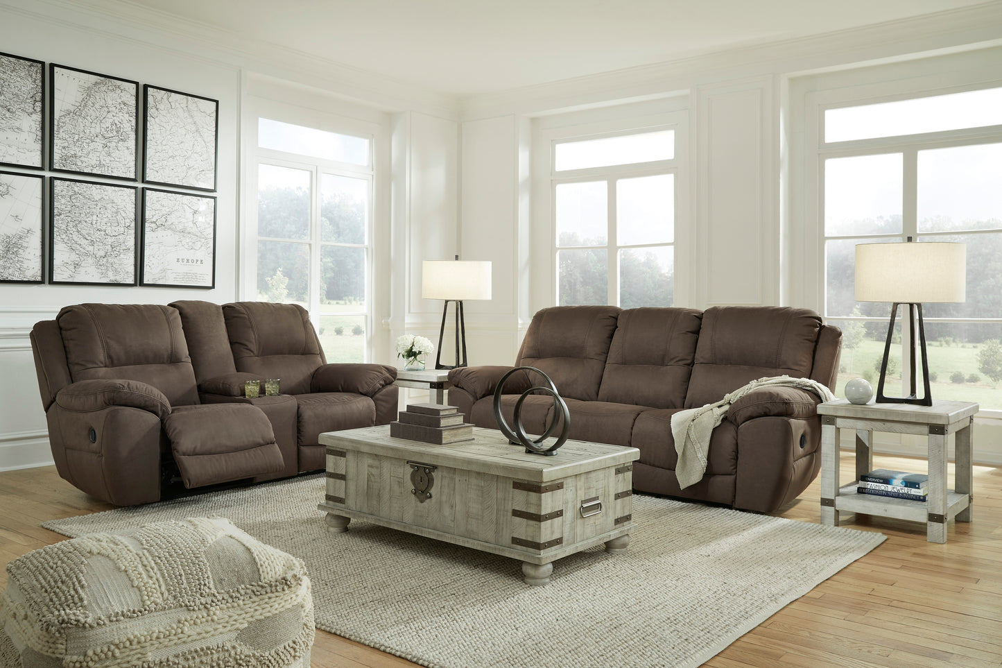 Next-Gen Gaucho Reclining Loveseat with Console