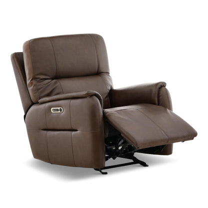 Walker Leather Gliding Power Recliner