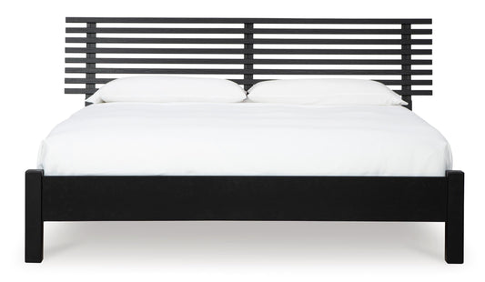 Danziar Queen Slat Panel Bed