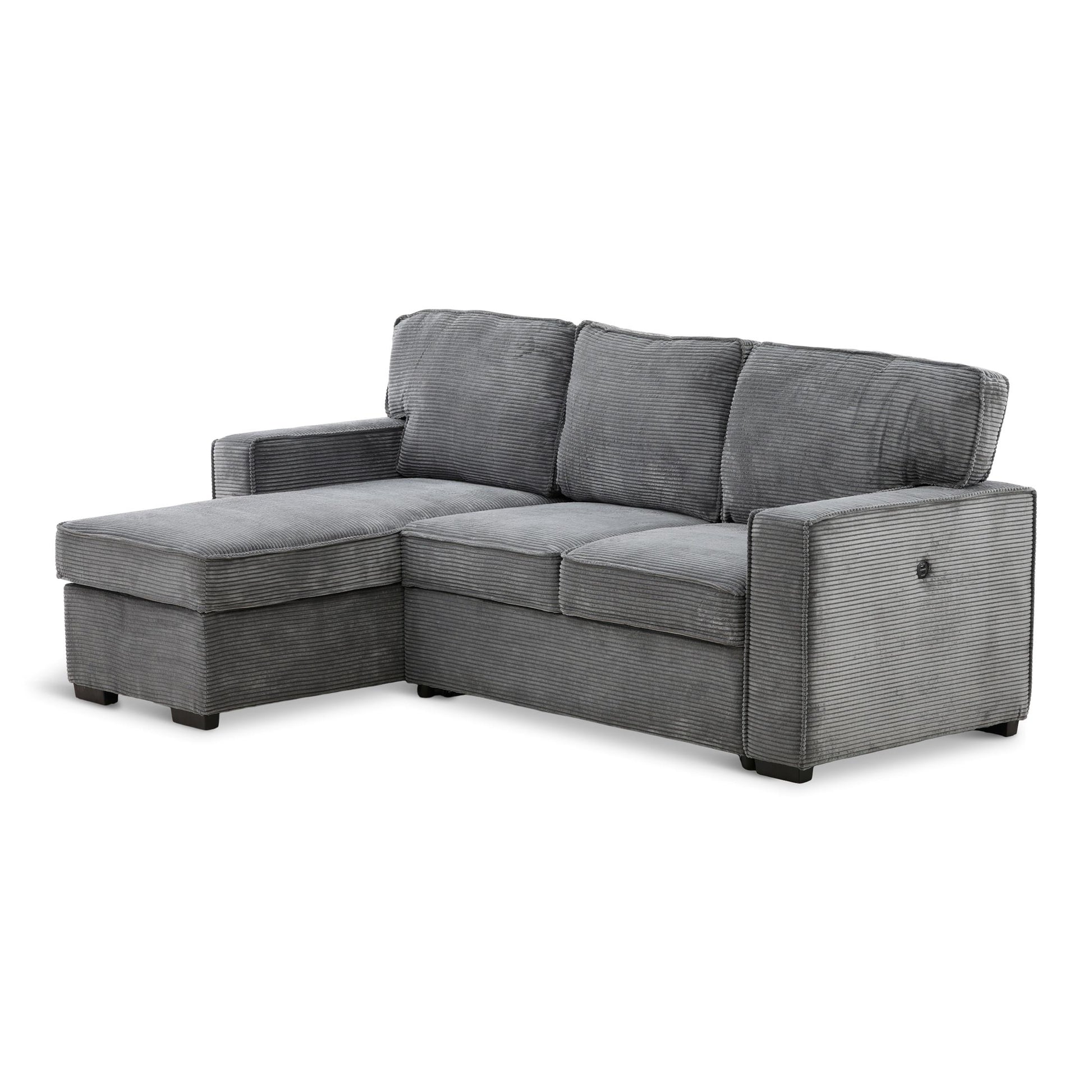 Amir 2-Piece Sectional with Sofa Bed