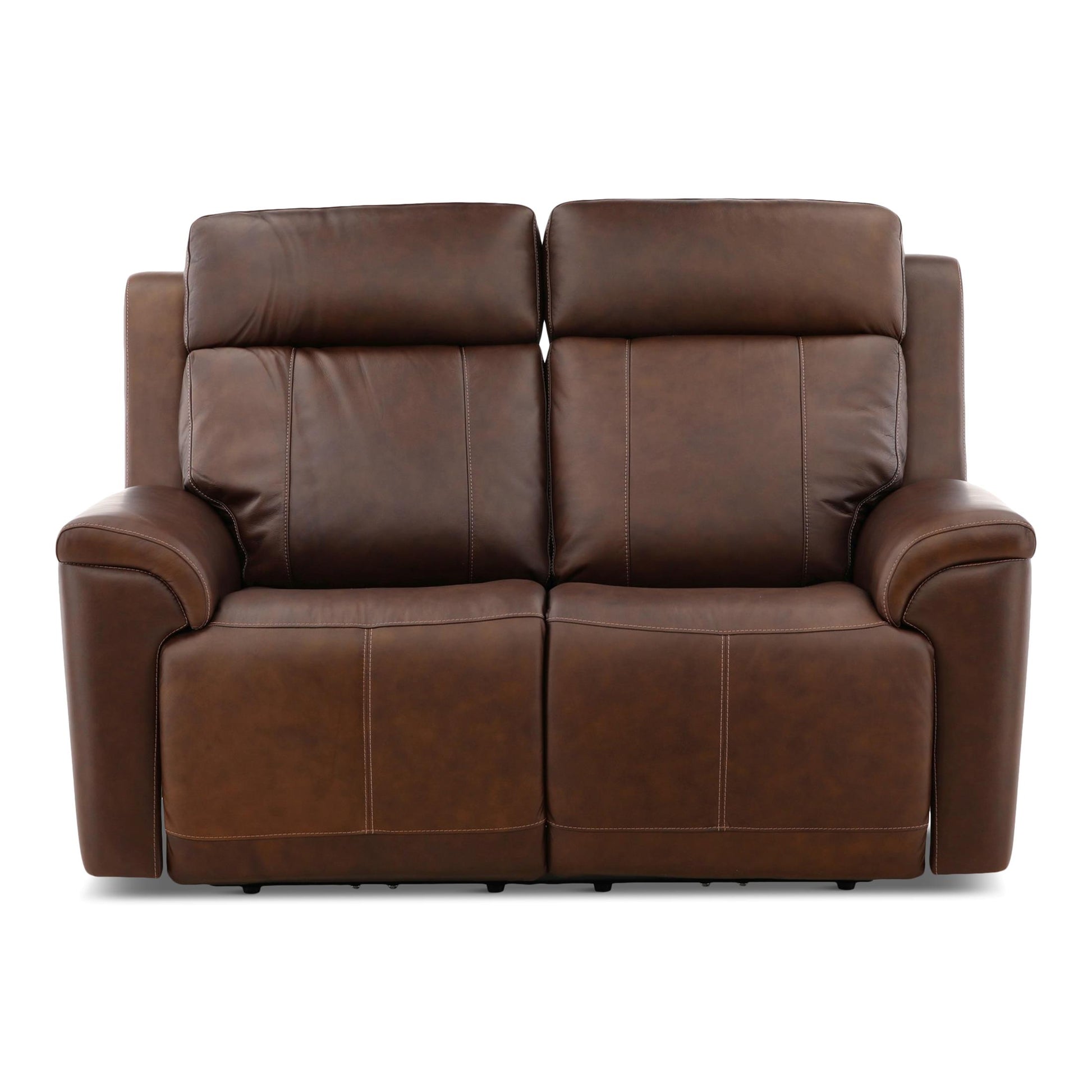 Adrian Leather Power Reclining Loveseat