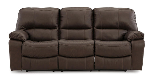 Leesworth Power Leather Reclining Sofa