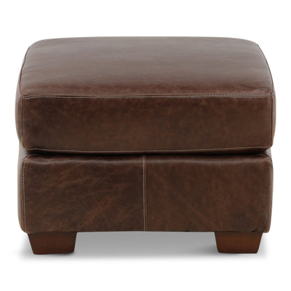 Bently Leather Ottoman