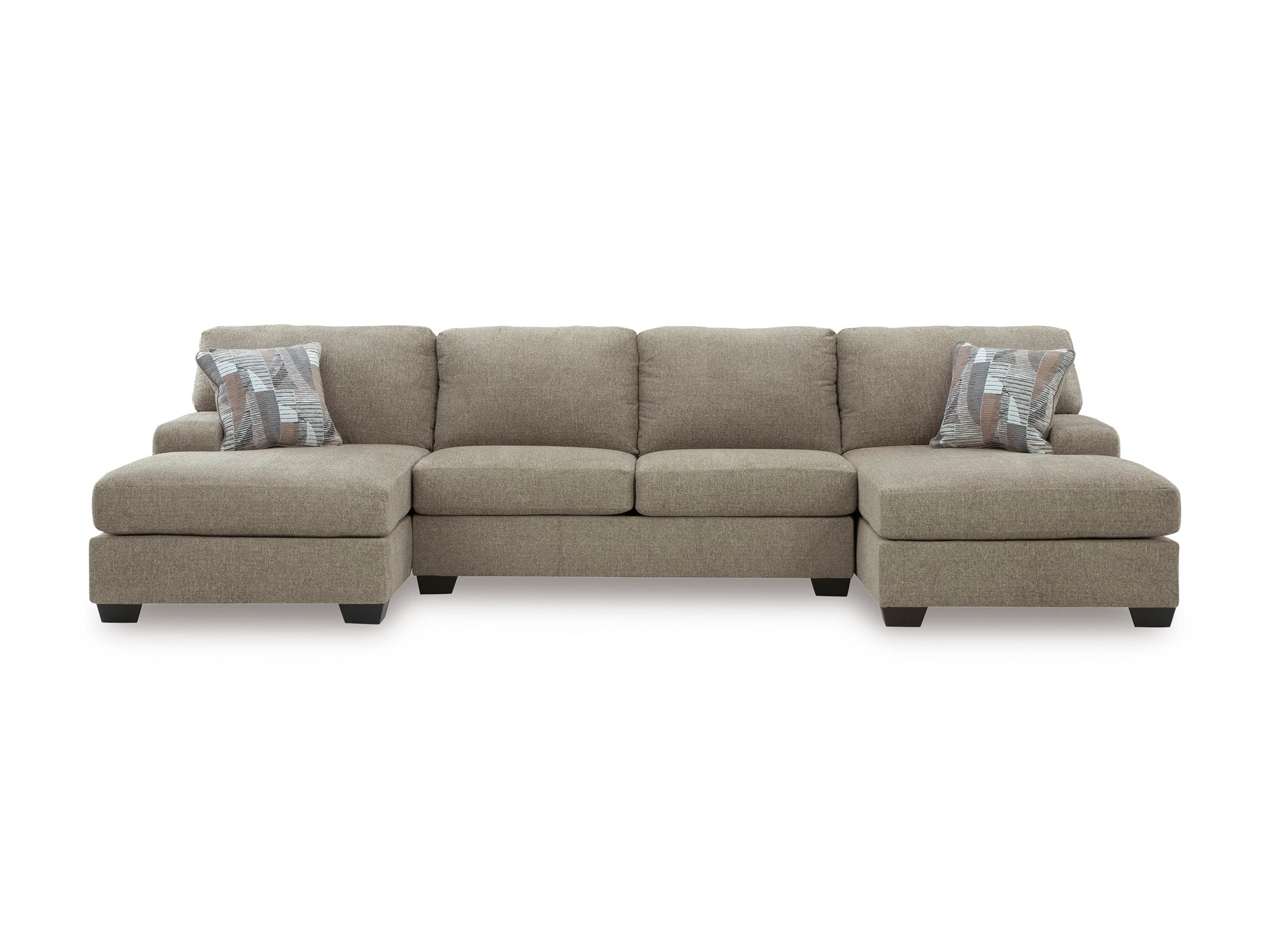 Newellen 3-Piece Sectional with Double Chaise