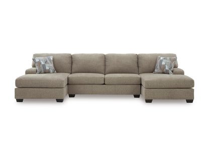 Newellen 3-Piece Sectional with Double Chaise