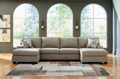 Newellen 3-Piece Sectional with Double Chaise
