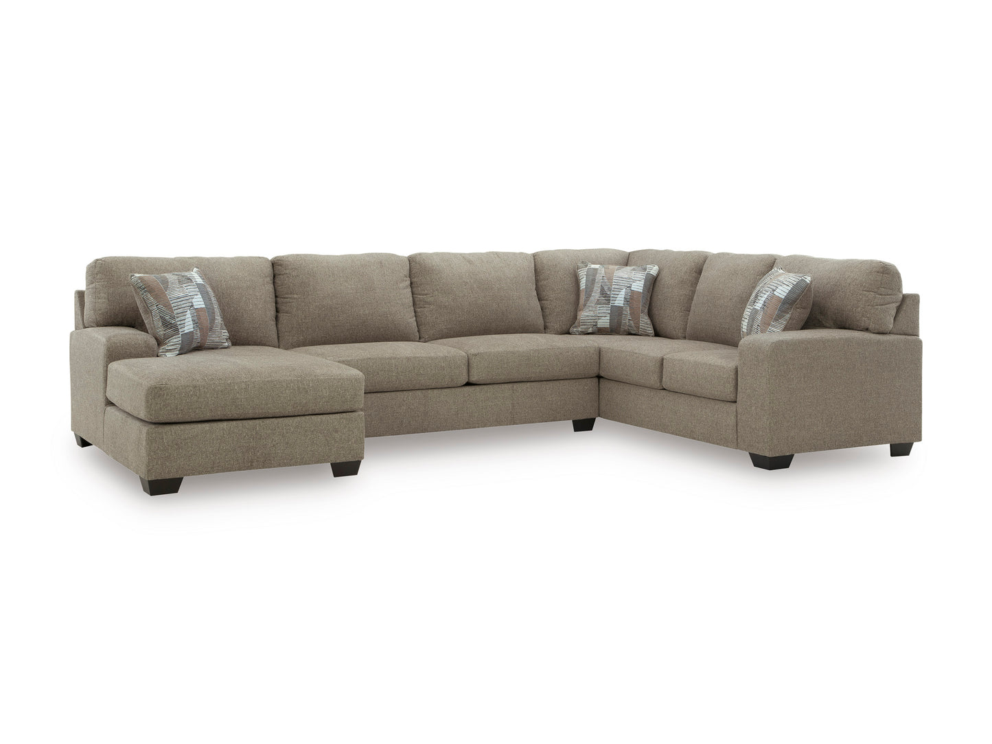 Newellen 3-Piece Left-Facing Sectional with Chaise