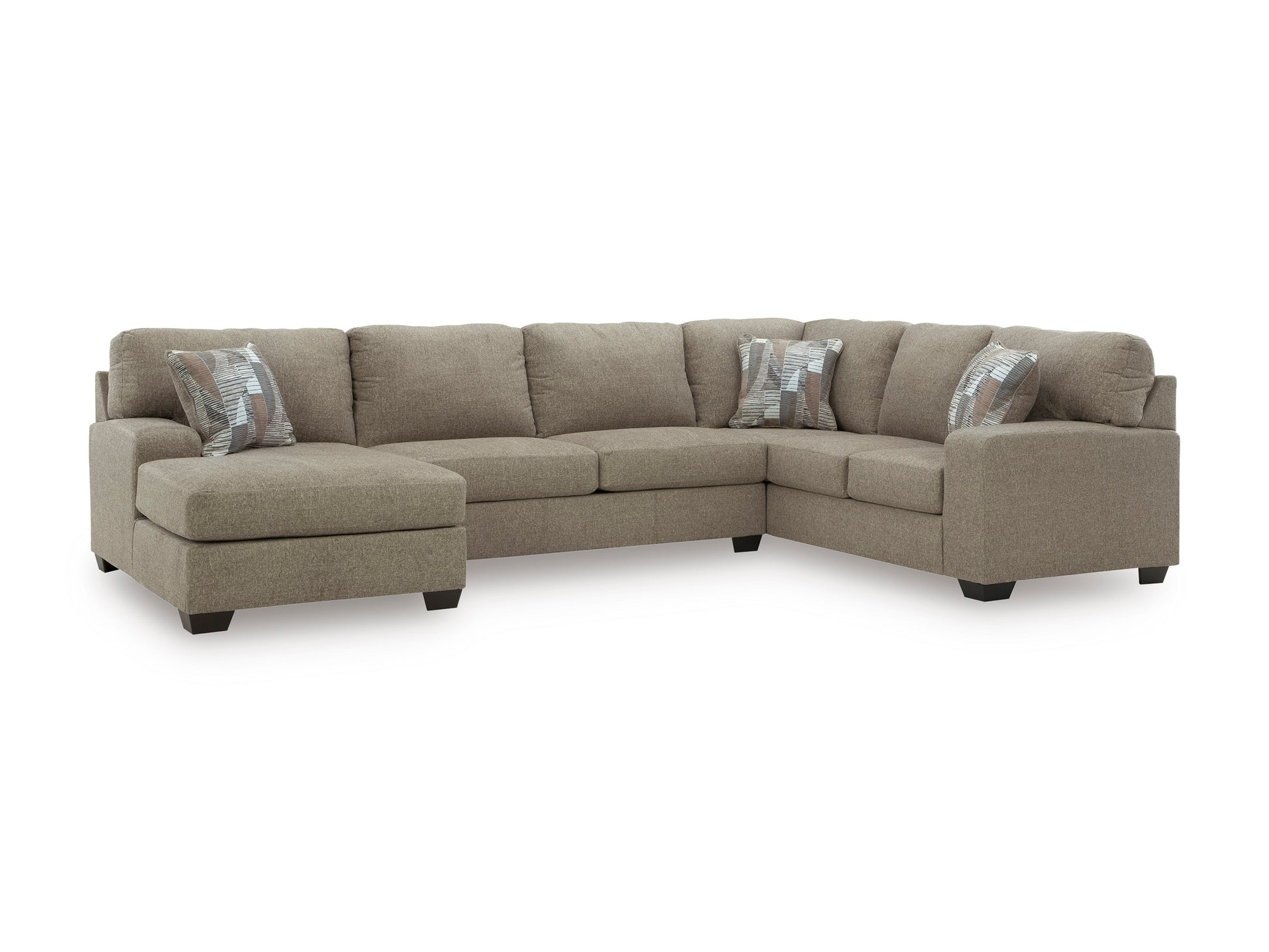 Newellen 3-Piece Left-Facing Sectional with Chaise