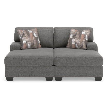 Ashley Newellen 2-Piece Super Chaise Greystone