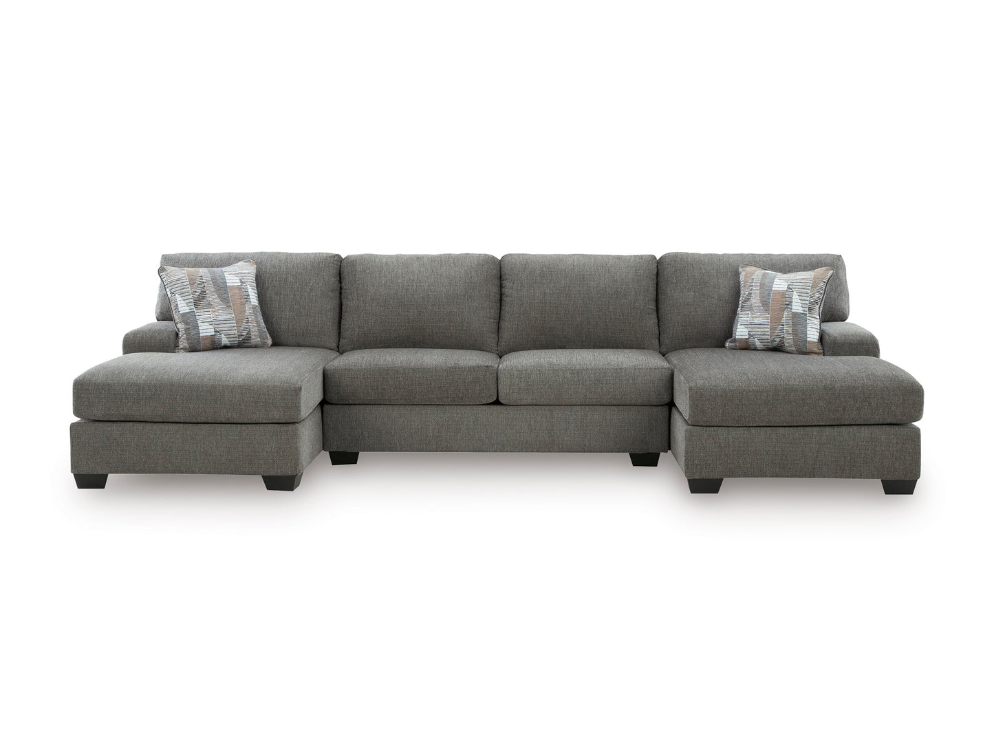 Newellen 3-Piece Sectional with Double Chaise