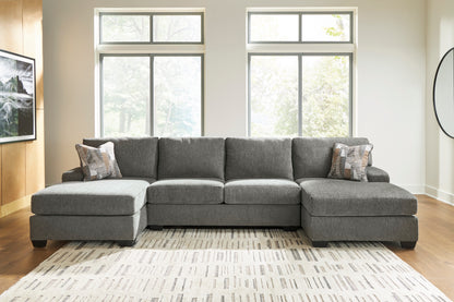 Newellen 3-Piece Sectional with Double Chaise