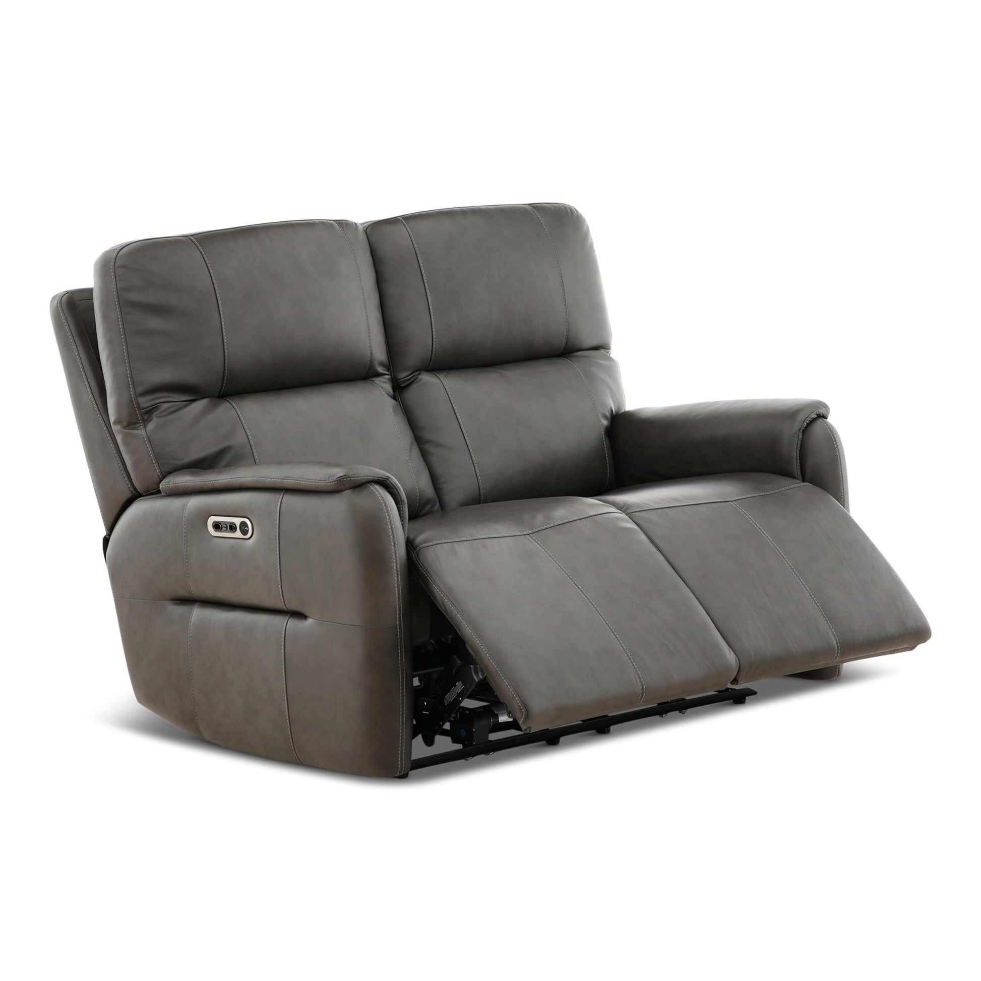 Walker Leather Power Reclining Loveseat