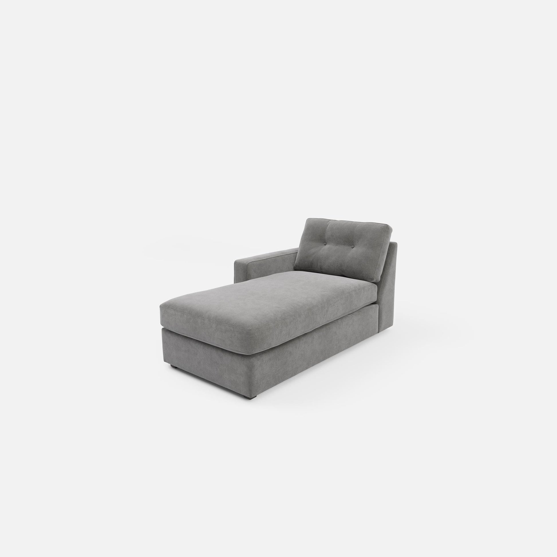 Modular One Left Arm Facing Chaise - Granite