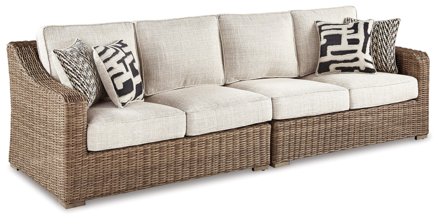 Beachcroft 2-Piece Outdoor Loveseat with Cushion