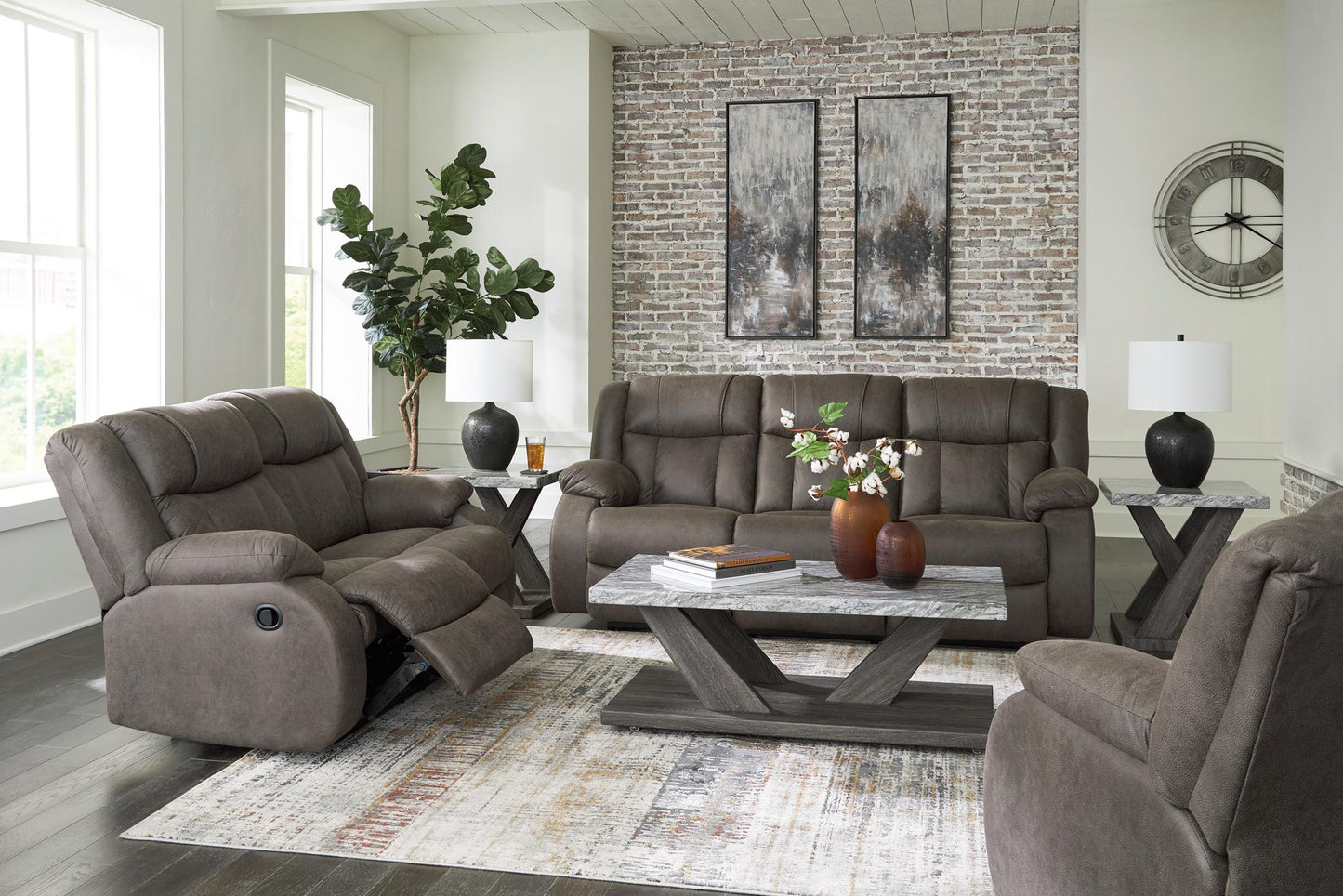 First Base Reclining Sofa