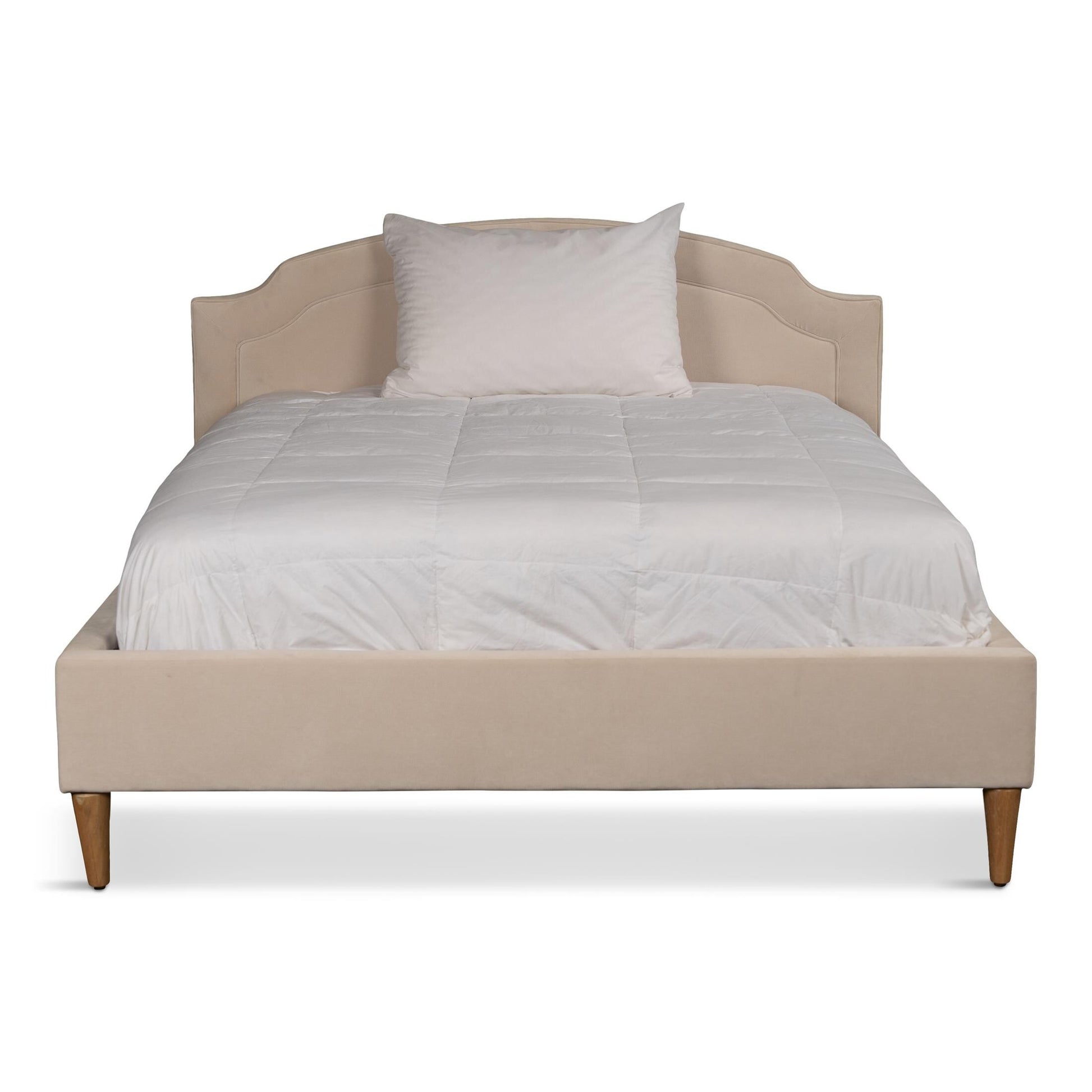 Modern Stratus Full Square Upholstered Bed