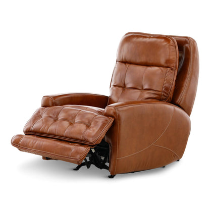 Fresco Leather Power Rocker Recliner