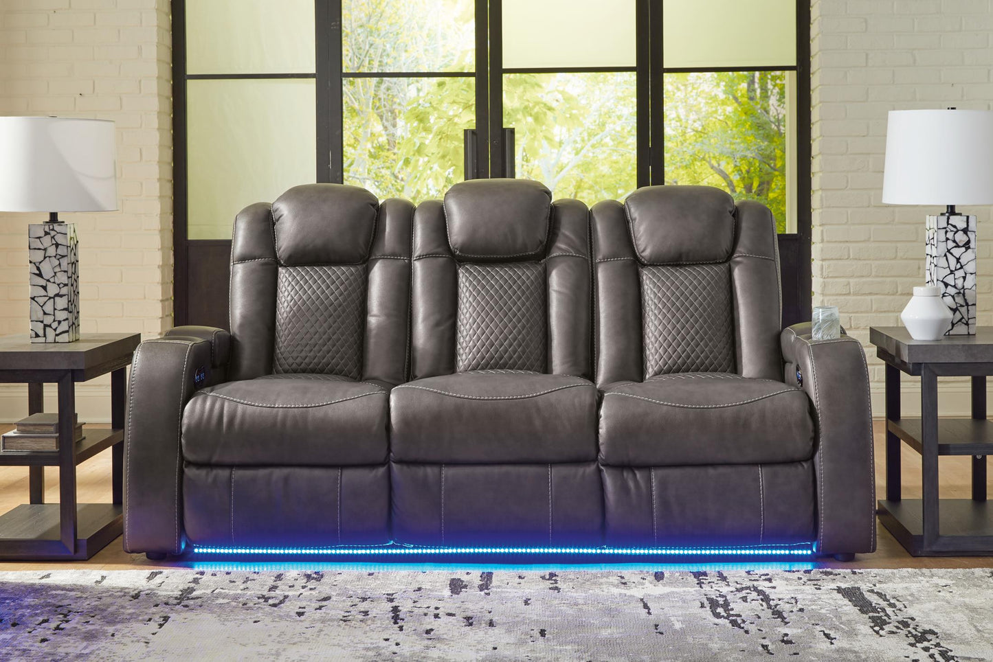 Fyne-Dyme Dual Power Reclining Sofa