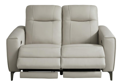 Parkside Heights Leather Power Reclining Loveseat