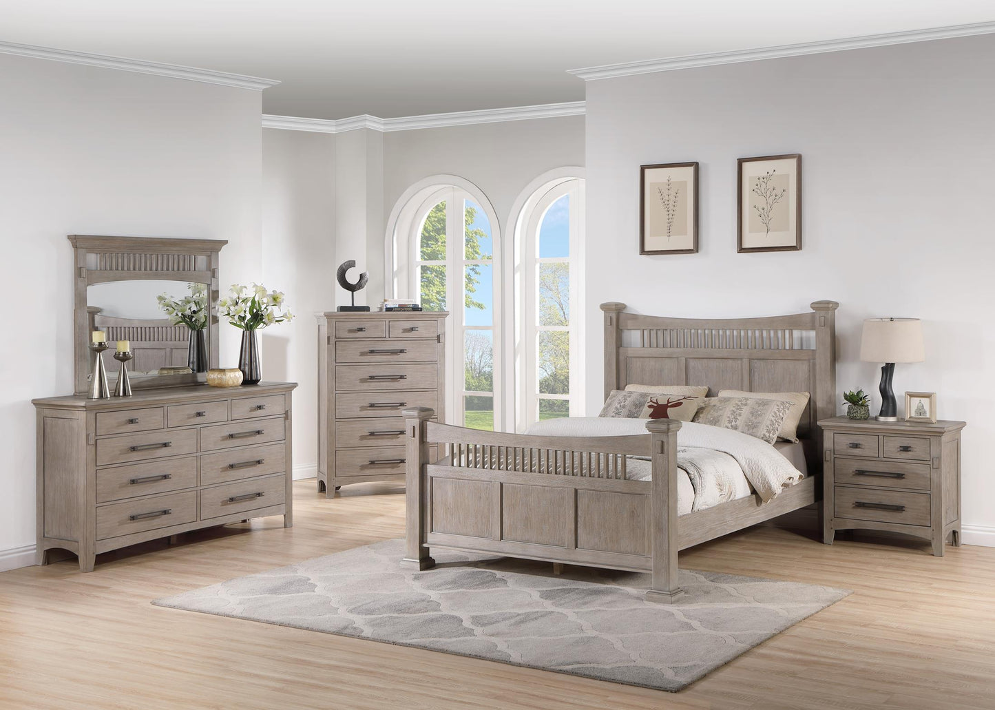 Ackley Queen Panel Bed